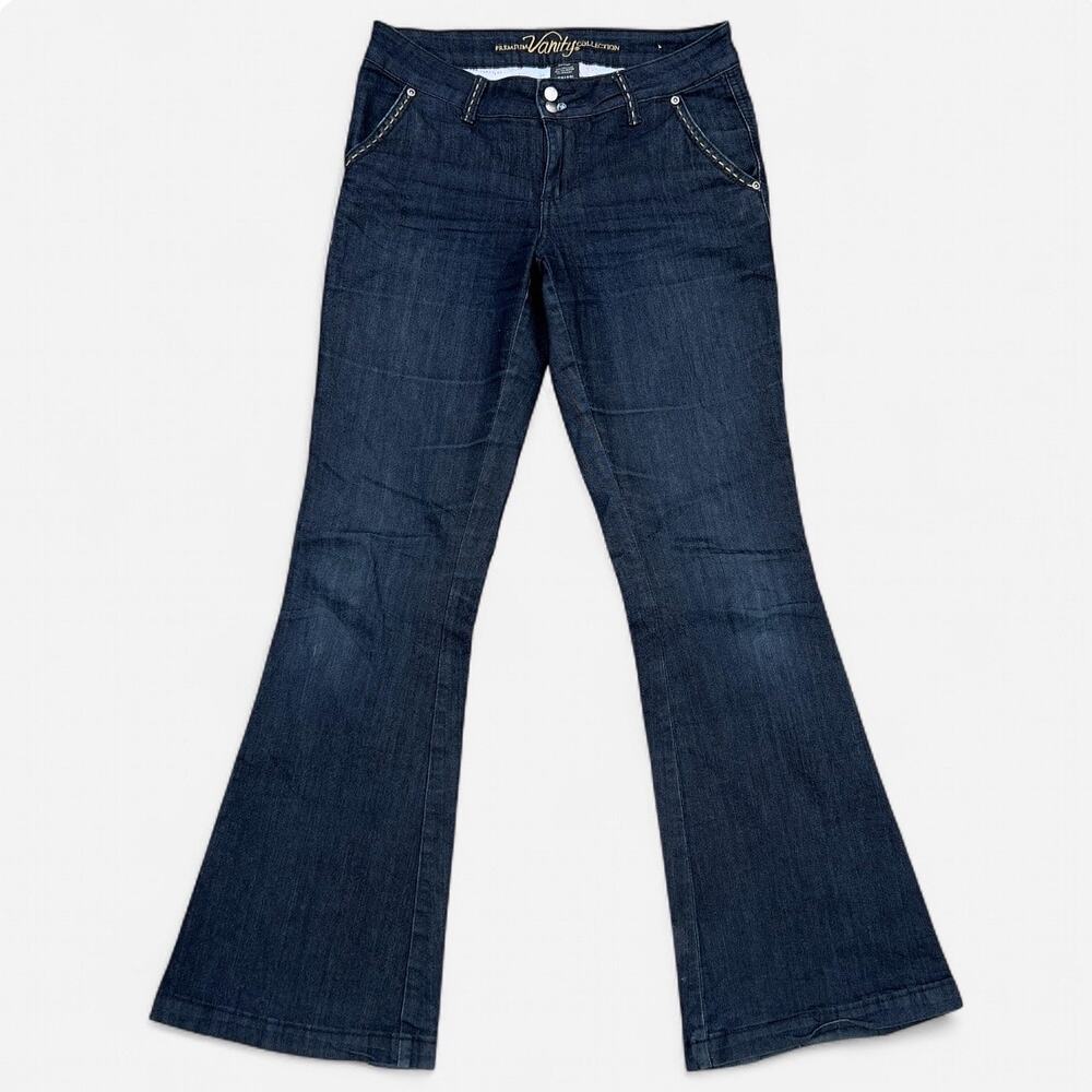 Vanity Dark Wash Dakota Mid Ride Bootcut Jeans